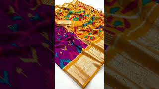 Pure dola silk sari shart video [upl. by Yrred]