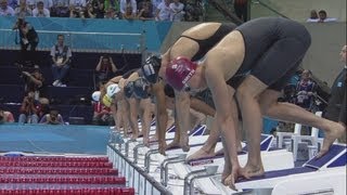 Womens Swimming 50m Freestyle  SemiFinals  London 2012 Olympics [upl. by Gibb]