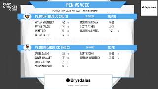 Penwortham CC 2nd XI v Vernon Carus CC 2nd XI [upl. by Medora]