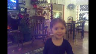 Hailey singing hippopotamus song for Christmas [upl. by Weywadt]