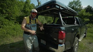 THE PERFECT weekend warrior truck camping setup Retrax Pro MX Tonneau x Yakima Overhaul HD Combo [upl. by Ybreh]