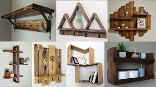 100 Easy DIY Wooden Wall shelves Ideas [upl. by Korella]