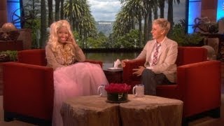 Nicki Minaj Catches Up with Ellen [upl. by Nuawaj250]