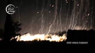 Применение фосфорных бомб 121115 СирияPhosphorus bombs in Syria [upl. by Matrona]