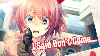 Sayori Shoots up the Literature Club  DDLC Mod [upl. by Leicam664]