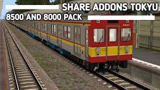 Share Addons Tokyu 8500 And 8000 Pack V1 [upl. by Regor]