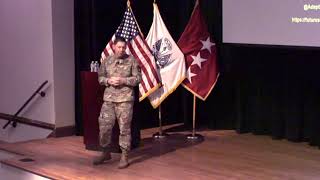 The Future Force in MultiDomain Operations  by LTG Eric Wesley 22 January 2020 [upl. by Ayerhs793]