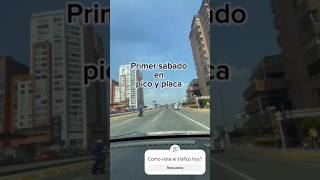 Pico y placa el sábado conductor siniestro [upl. by Annoj]