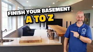 DIY  How To Renovate an Unfinished Basement  A To Z [upl. by Clements541]