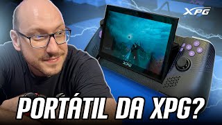 TEM DE TUDO XPG apresenta até console portátil com memórias CAMM2 [upl. by Deibel]