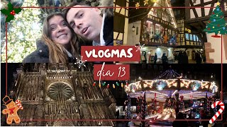 VLOGMAS 13🎄🎅🏻 Empieza el viaje de navidad 🎄 llegamos a Estrasburgo  Laura Yanes [upl. by Ciaphus]