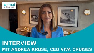 VIVA Cruises Andrea Kruse über die Vorteile von Flusskreuzfahrten und All Inclusive Urlaub 2024 [upl. by Ahsitam964]