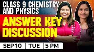 Class 9 Chemistry amp Physics  Onam Exam Answer Key Discussion  Exam Winner Class 9 [upl. by Metabel]