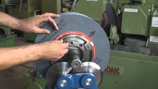 CENTERLESS GRINDING WHEEL BALANCING  BHAGWANSONS CENTERLESS GRINDERS [upl. by Ahcorb]