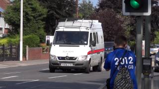 Humberside Police  Mercedes Sprinter Public Order Van On Shout [upl. by Tram]