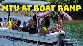 Boat Ramp  MTV Birthday Party  Unqualified Boater [upl. by Atiuqat913]