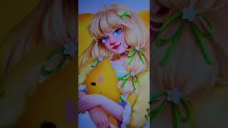 Lemon Meringue Strawberry Shortcake  Redraw strawberryshortcake lemonmeringue art short fyp [upl. by Levitus]