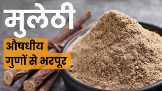 जानिए सर्दियों में औषधीय गुणों से भरपूर मुलेठी के बारे में  Benefits of Mulethi I Boost Immunity [upl. by Atsirtal422]