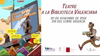 TEATRE en la Biblioteca Valenciana El SrLletraferida 20 [upl. by Aerehs]