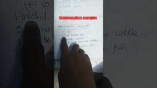 Commensalism examples shorts zoology neet [upl. by Allwein]