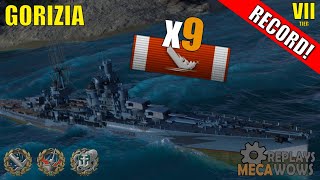 Gorizia 9 Kills amp 139k Damage  World of Warships Gameplay [upl. by Anahsal]