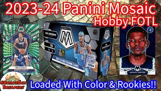 Is Mosaic HOT or NOT 💎🔥 202324 Panini Mosaic Basketball Hobby Box FOTL  review [upl. by Aissac]