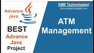 ATM Management System Project in Advance Java  Free Download Java Projects with Source Code [upl. by Hanfurd688]