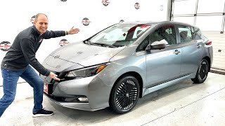 2023 Nissan Leaf SV Plus  Complete InDepth Review [upl. by Semaj]