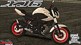 YAMAHA XJ6 SÓ O CANO 4X1  RONCO DOWNLOAD  GTA SAN ANDREAS [upl. by Eyar]