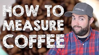 How to Measure Coffee and Water Perfectly [upl. by Ruddie]