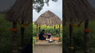 Mitti se Mahadev Mandir banaya 🕉️  clay shivling making  diy shivling shorts [upl. by Nytsirk]