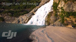 Nugget Falls Trail  Mendenhall Glacier  Juneau Alaska  4K Footage DJI Mini 2 [upl. by Naie241]