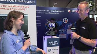 Editshare introducing MediaSiloATOMOS at NAB 2024 [upl. by Ailic]