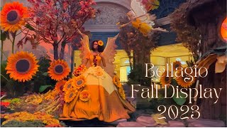 Bellagio Conservatory Fall Display 2023  Autumn Harvest 2023 Display  Las Vegas [upl. by Benedetta201]