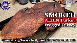 How To Make The BEST Smoked Frogged Turkey For Any Occasion [upl. by Annuhsal112]