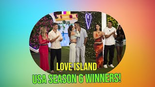 Love Island USA Season 6 Finale Winners Revealed amp Emotional Moments [upl. by Tracee]