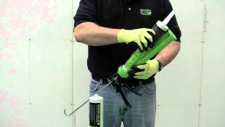 Applying Green Glue Noiseproofing Compound [upl. by Levon47]