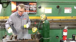 Acetylene amp Oxygen Torch Cutting [upl. by Mychael282]