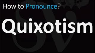 How to Pronounce Quixotism CORRECTLY [upl. by Bobbette]