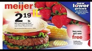 meijer weekly ad illinois August 12  16 2017 Meijer ad IL [upl. by Ramirolg]