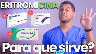 ERITROMICINA PARA QUE SIRVE  3 COSAS [upl. by Anuhsal]