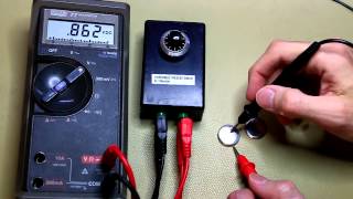 How to Measure a CR2032 Coin cell battery 006 [upl. by Able203]