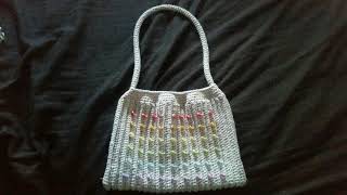 Tuto sac perles au crochet [upl. by Skipton]