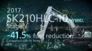 KOBELCO SK210HLC10 Hybrid Excavator [upl. by Oiralednac]