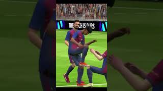 Robert Lewandowski Celebration Against Madrid  Efootball 2024  realmadrid efootball [upl. by Gilda]