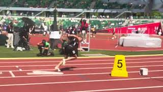 Matthew Boling 400m Round 1 H1 Quincy Hall 446 2024 US Olympic Trials [upl. by Wei]