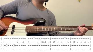 Minutemen  The Big Foist Bass Cover with Tabs [upl. by Breanne754]