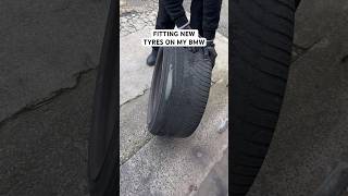 Them tyres have definitely seen better days🤣 bmw m140i bmwm140i tyres tires [upl. by Anyar213]