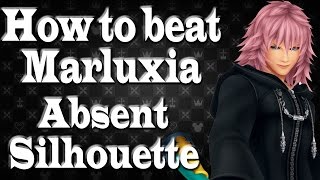 How to beat Marluxa Absent Silhouette Kingdom Hearts 2 Final Mix [upl. by Mcclain]