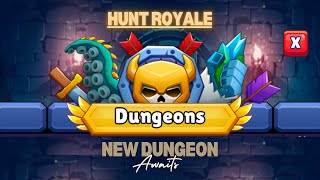 Hunt Royale  Solo dark forest dungeon  Titan set  Easy win  100 mythic drop [upl. by Acinnej305]